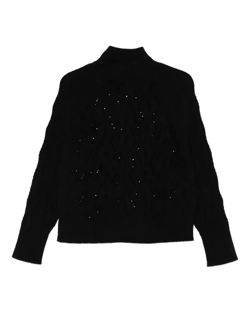 Ermanno Scervino Pullover mit Strassverzierung - Schwarz Schwarz