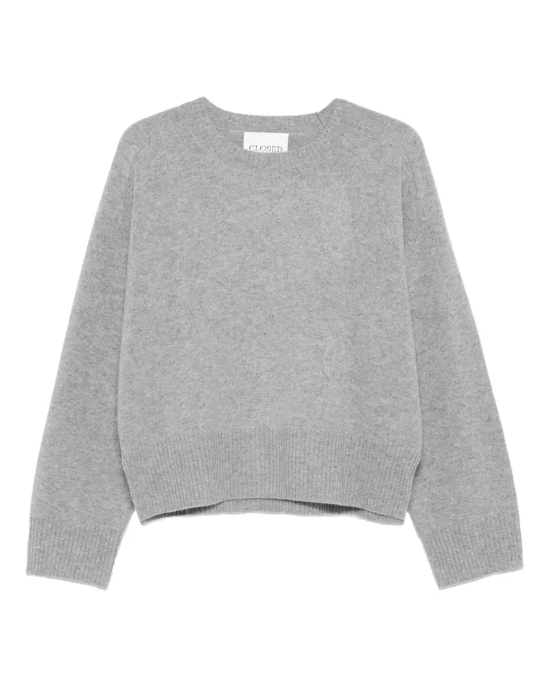 Closed Pullover mit rundem Ausschnitt - Grau Grau