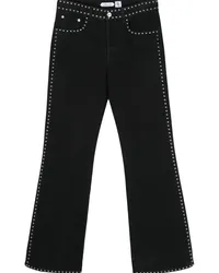 Lanvin x Future Straight-Leg-Jeans mit Nieten Schwarz