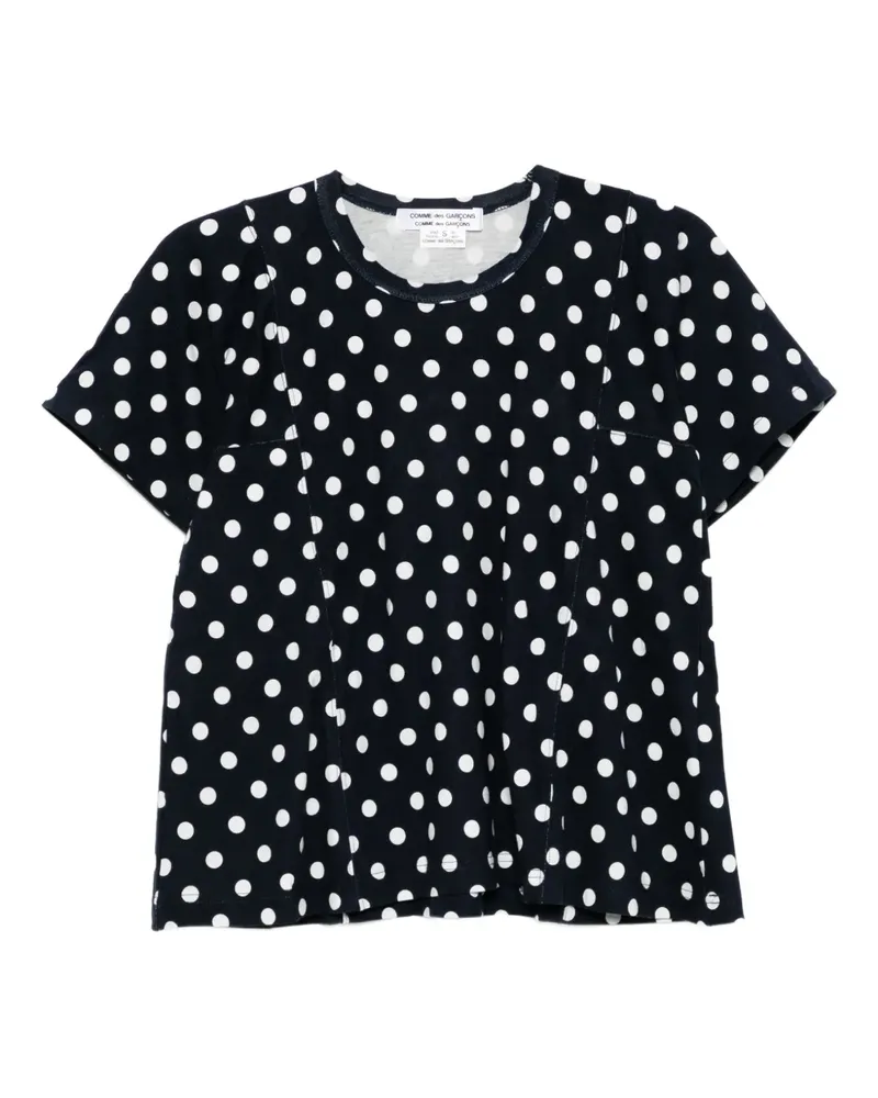 Comme des Garçons T-Shirt mit Polka Dots - Blau Blau