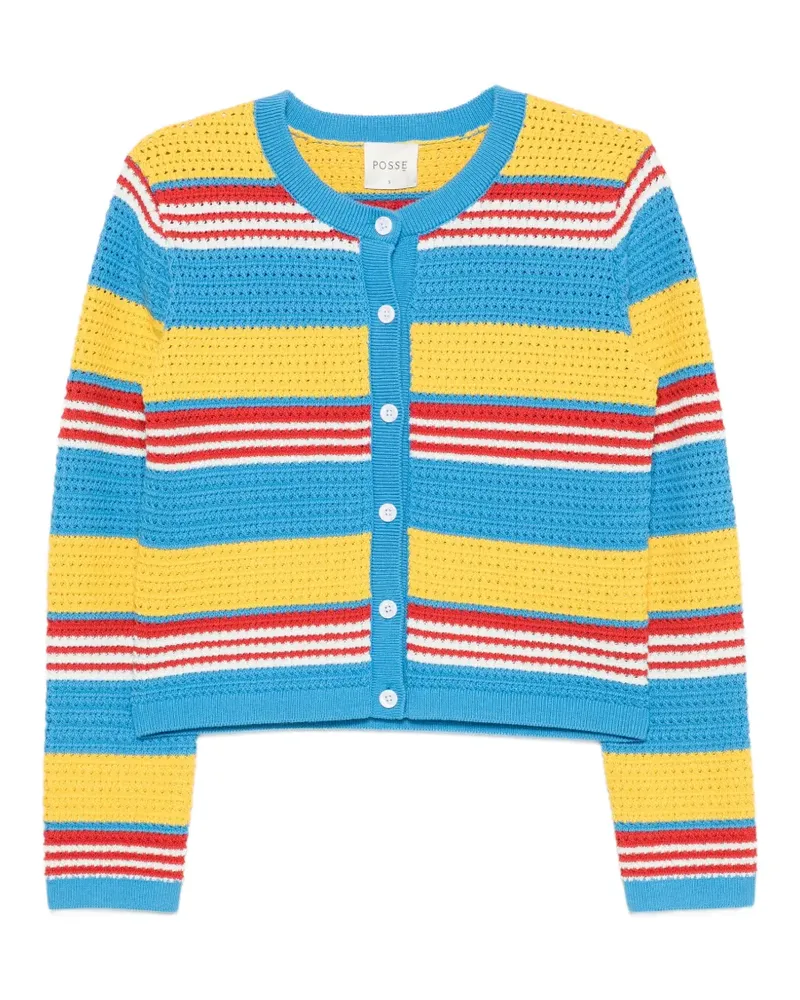 Posse Tammy striped cardigan - Blau Blau