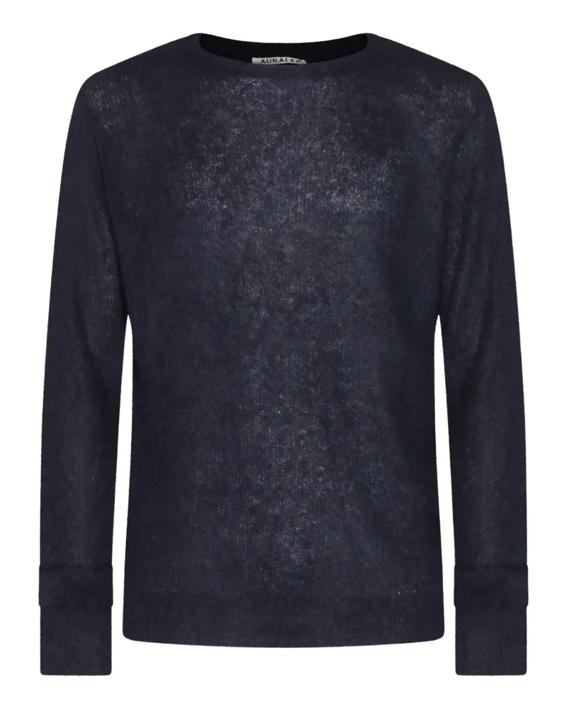 AURALEE Langärmeliger Pullover - Blau Blau