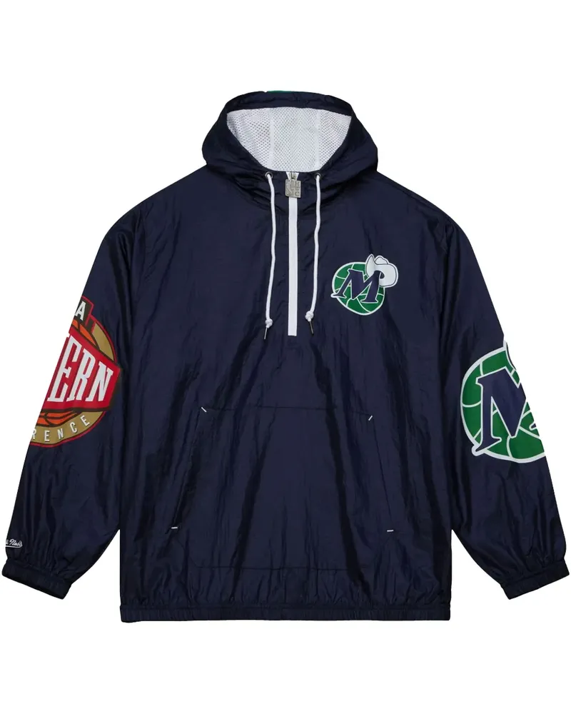 Mitchell & Ness Dallas Mavericks Team 2.0 Windbreaker - Blau Blau