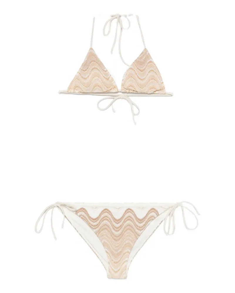 MC2 Saint Barth Levyne tie-fastening bikini - Nude Nude