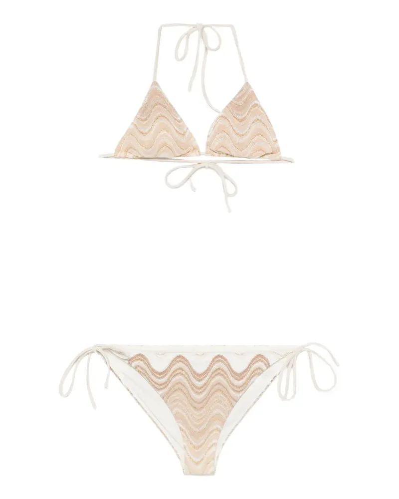 MC2 Saint Barth Levyne tie-fastening bikini - Nude Nude