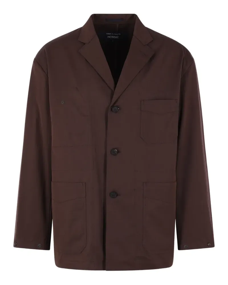 Comme des Garçons buttoned pocket jacket - Braun Braun