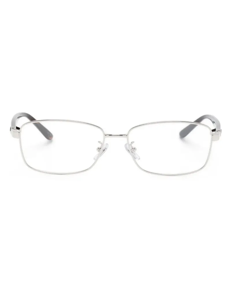 Ray Ban Brille mit eckigem Gestell - Silber Silber