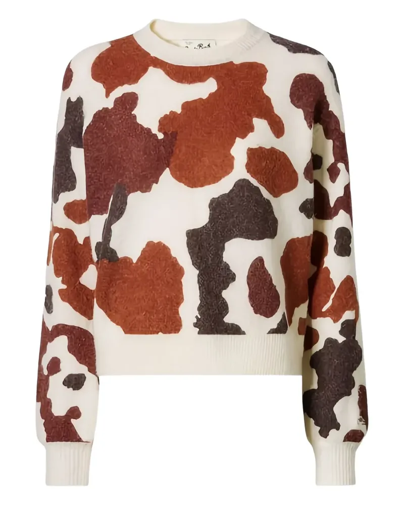 MC2 Saint Barth Pullover mit Kuh-Print - Nude Nude