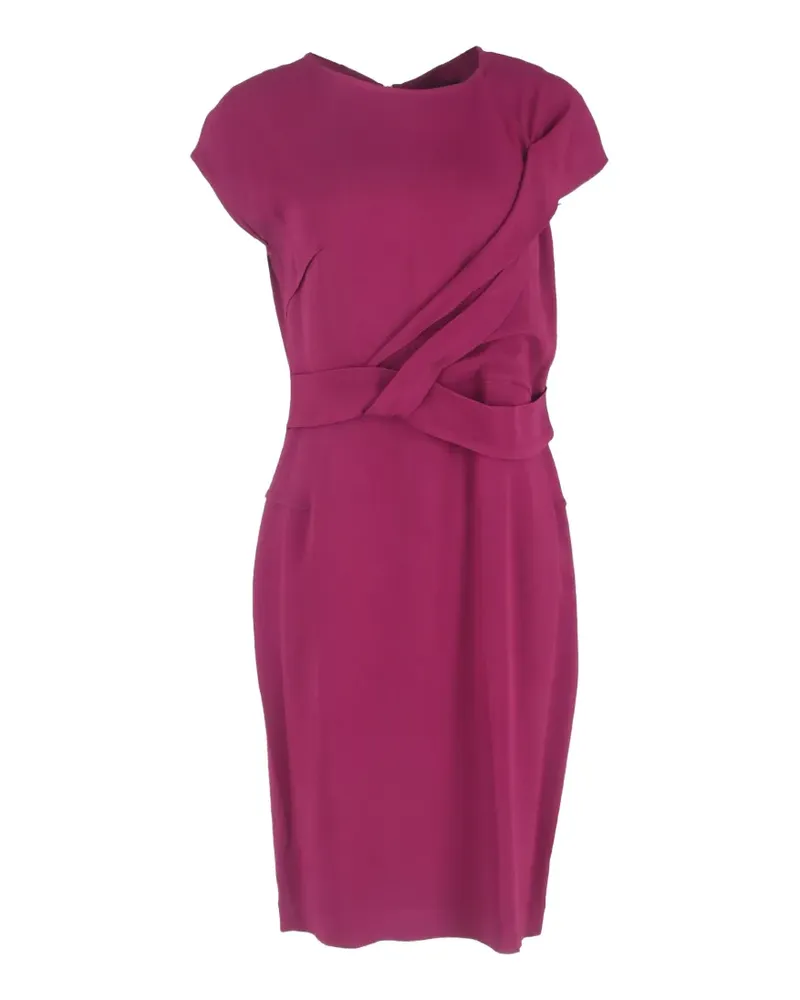Roland Mouret draped midi dress - Violett Violett