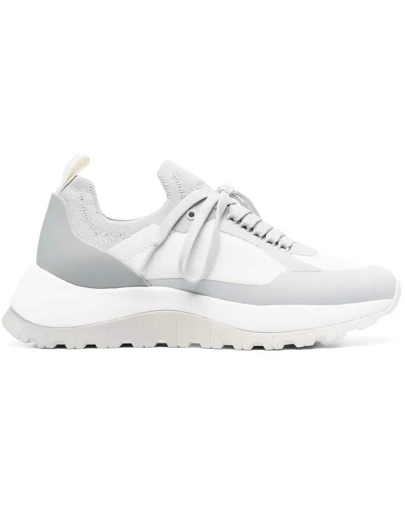 Calvin Klein Sneakers mit Kontrasteinsätzen - Grau Grau