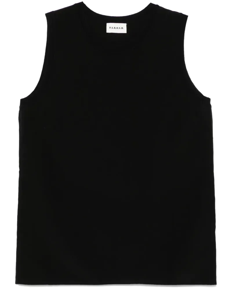 P.A.R.O.S.H. P.A.R.O H. Sweet Tanktop - Schwarz Schwarz