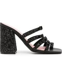 macgraw Sandalen in Glitter-Optik Schwarz