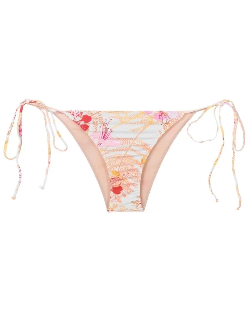 Clube Bossa Bikinihöschen mit Blumen-Print - Nude Nude