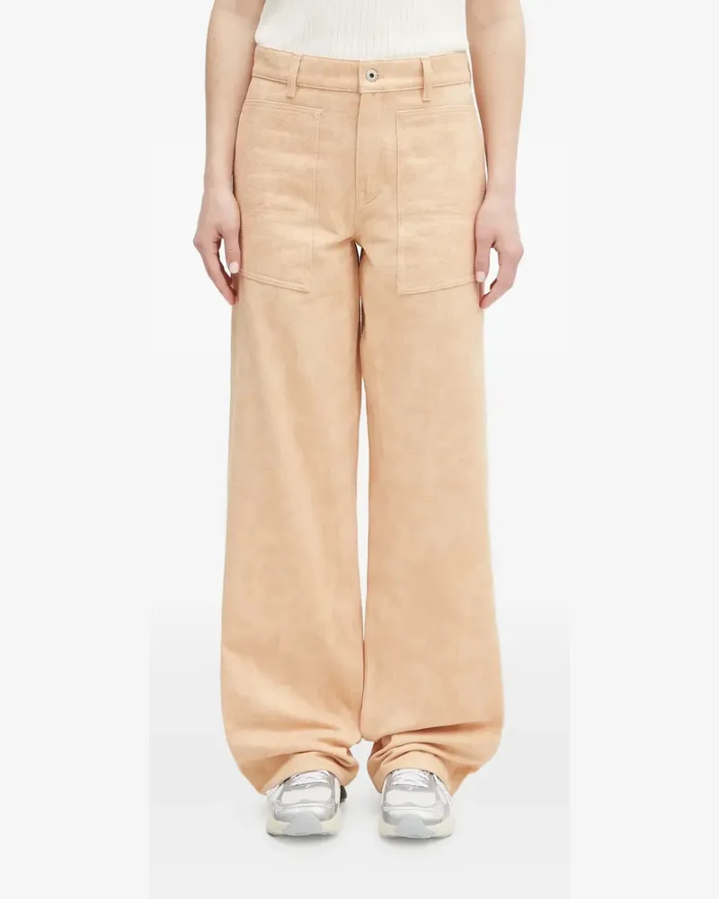 Kenzo Peonies Jeans mit aufgesetzten Taschen - Nude Nude