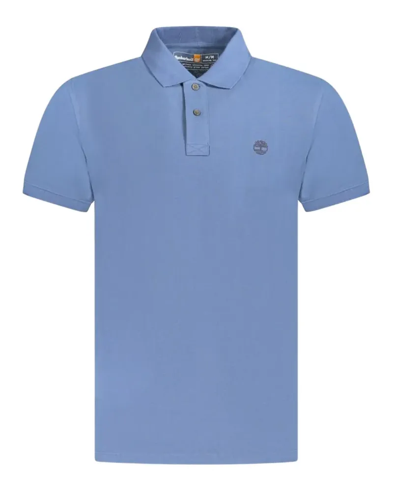 Timberland logo-embroidered polo shirt - Blau Blau
