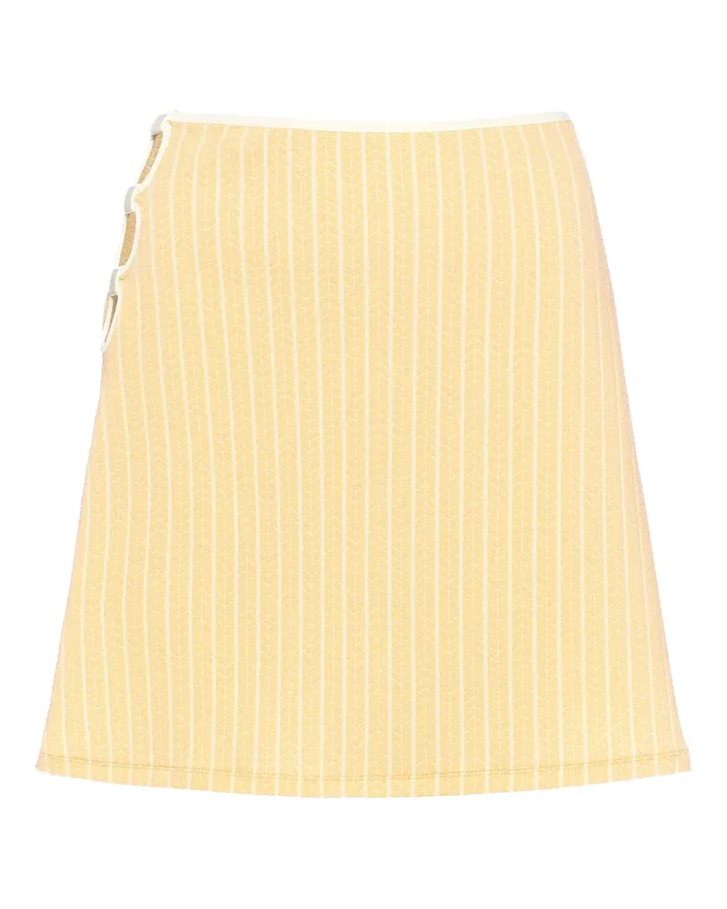 Eres Poolside Minirock mit Cut-Out - Gelb Gelb