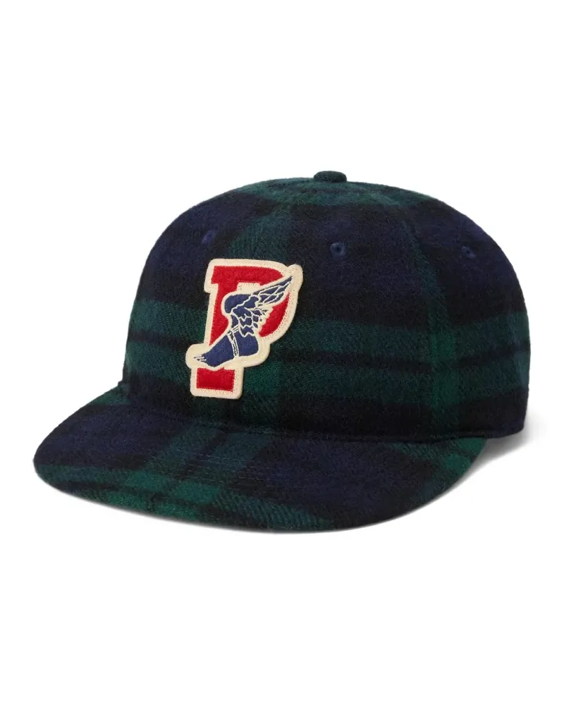 Ralph Lauren Karierte Baseballkappe - Blau Blau
