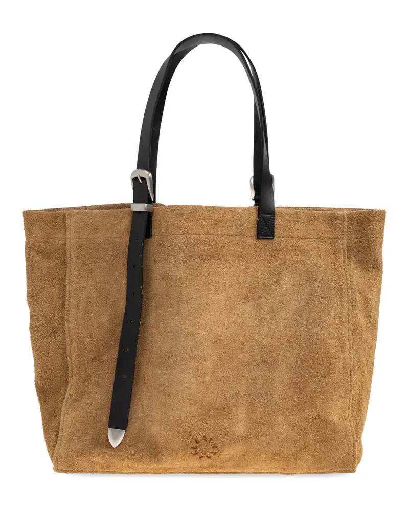 AllSaints Haven Tote Bag mit Schnallenband - Nude Nude