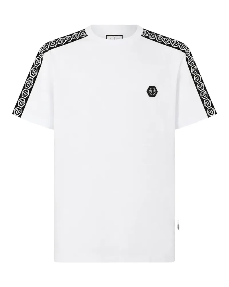 Philipp Plein T-Shirt mit rundem Ausschnitt - Weiß Weiß