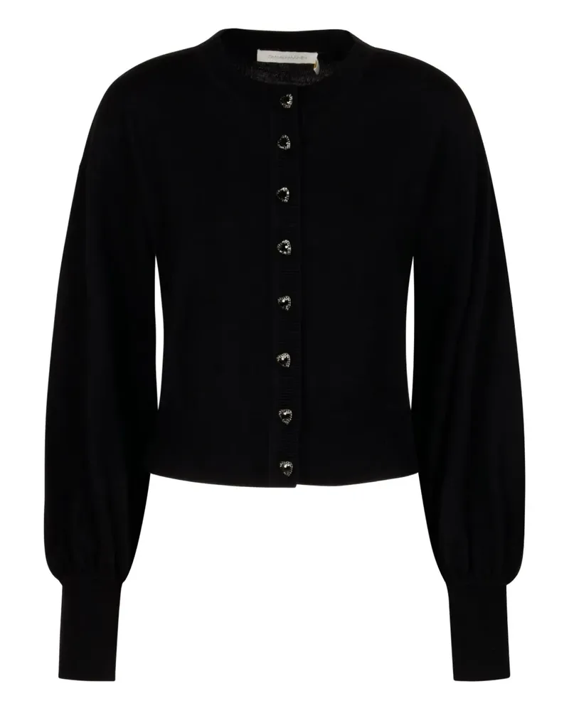 Zimmermann Geknöpfter Hypnotic Jewel Cardigan - Schwarz Schwarz