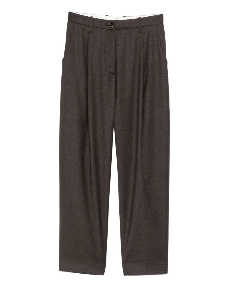 nine:inthe:morning Hose mit Bundfalten - Braun Braun