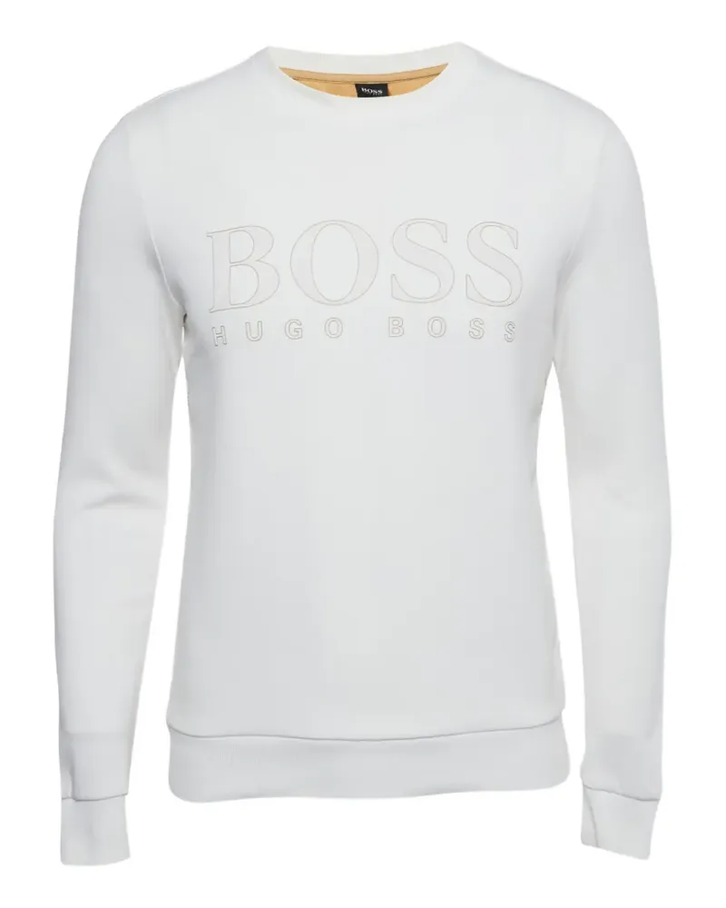 HUGO BOSS applique logo sweatshirt - Weiß Weiß