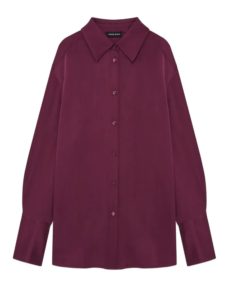 Anine Bing Bridget long-sleeve shirt - Rot Rot
