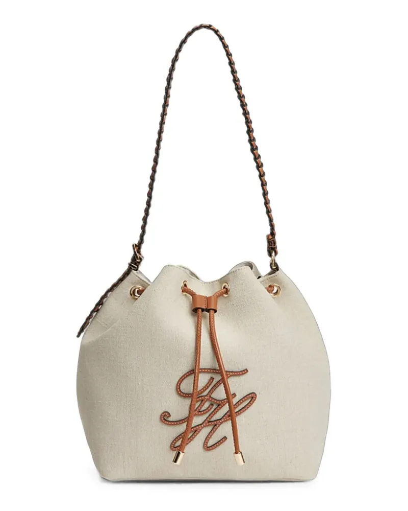 Tommy Hilfiger Canvas-Fischerhut mit Logo-Stickerei - Nude Nude