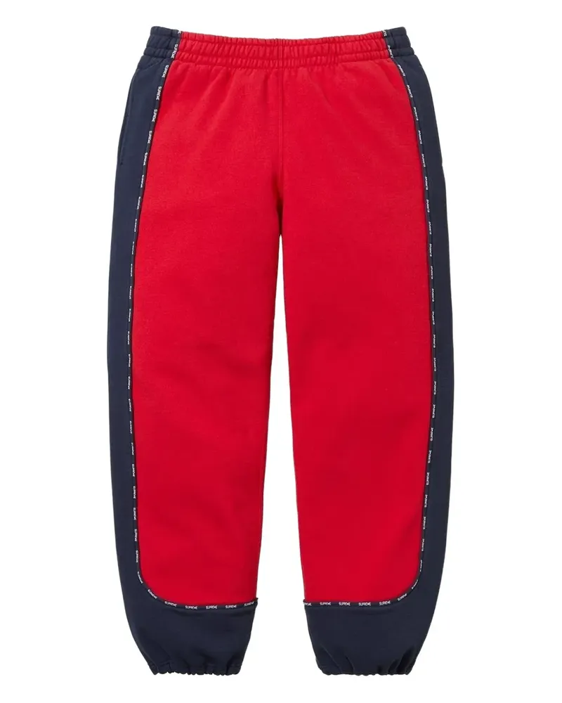 Supreme Being elastic-waistband track pants - Rot Rot
