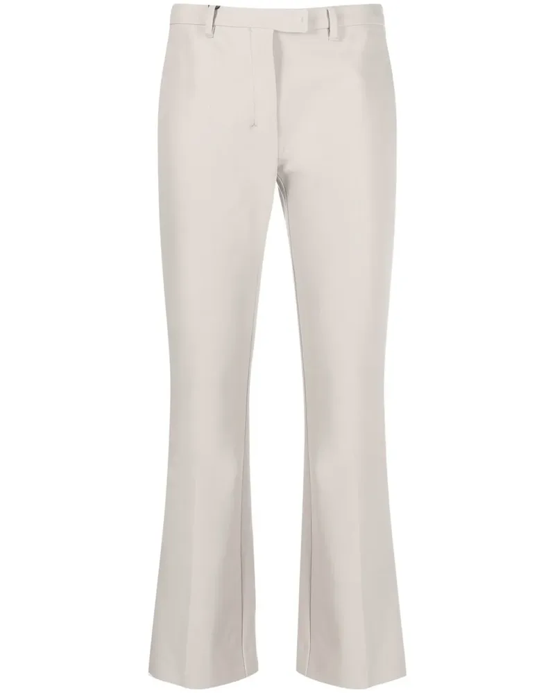 Max Mara Schmale Cropped-Hose - Nude Nude