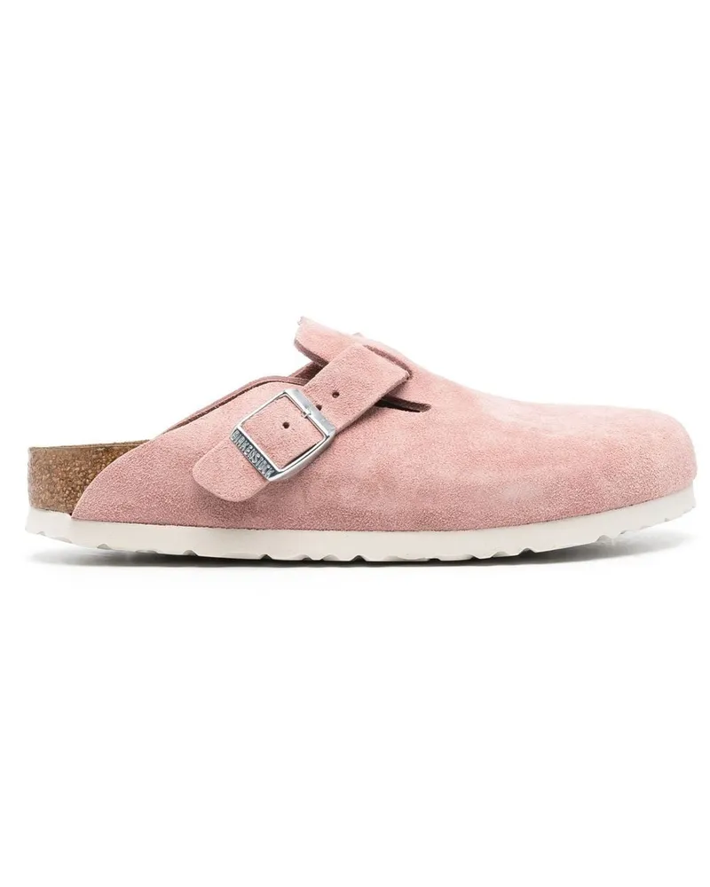 Birkenstock Clogs aus Wildleder - Rosa Rosa