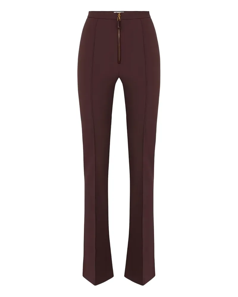Elisabetta Franchi Ausgestellte Hose - Braun Braun