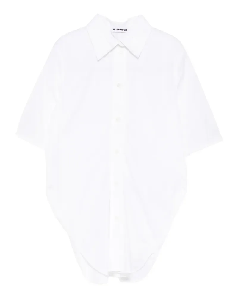 Jil Sander light cotton poplin shirt - Weiß Weiß