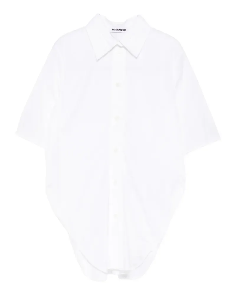 Jil Sander light cotton poplin shirt - Weiß Weiß