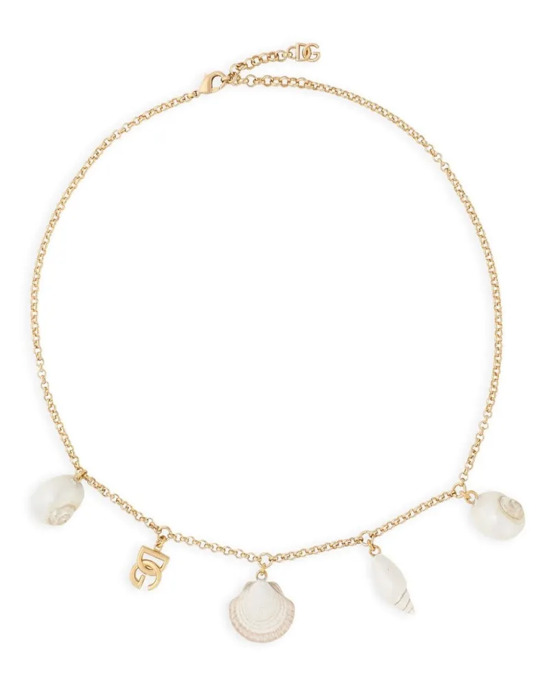 Dolce & Gabbana DG Halskette mit Muschelanhänger - Gold Gold