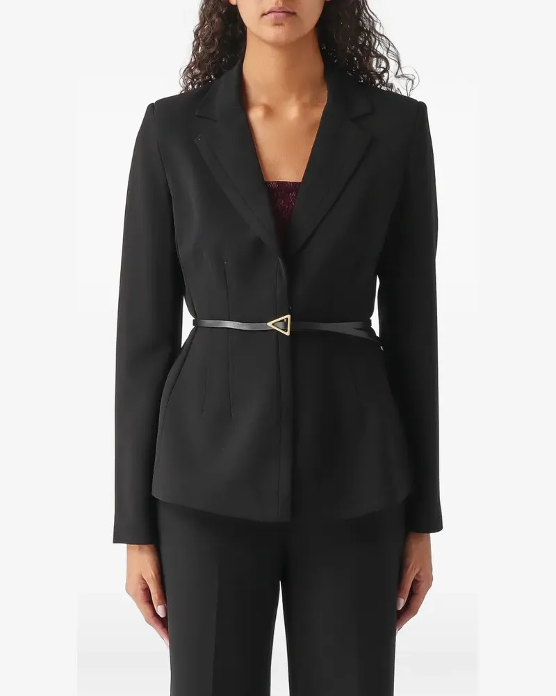 NENETTE Brindisi belted darted jacket - Schwarz Schwarz