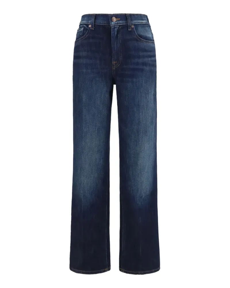 7 for all mankind Stovepipe straight-leg jeans - Blau Blau
