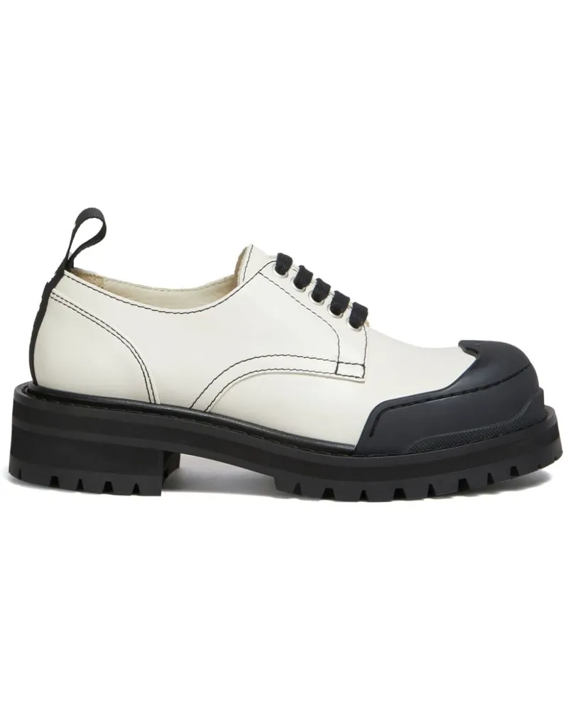 Marni Dada Army Derby-Schuhe - Weiß Weiß