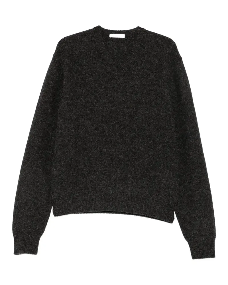 Christophe Lemaire V-neck sweater - Grau Grau