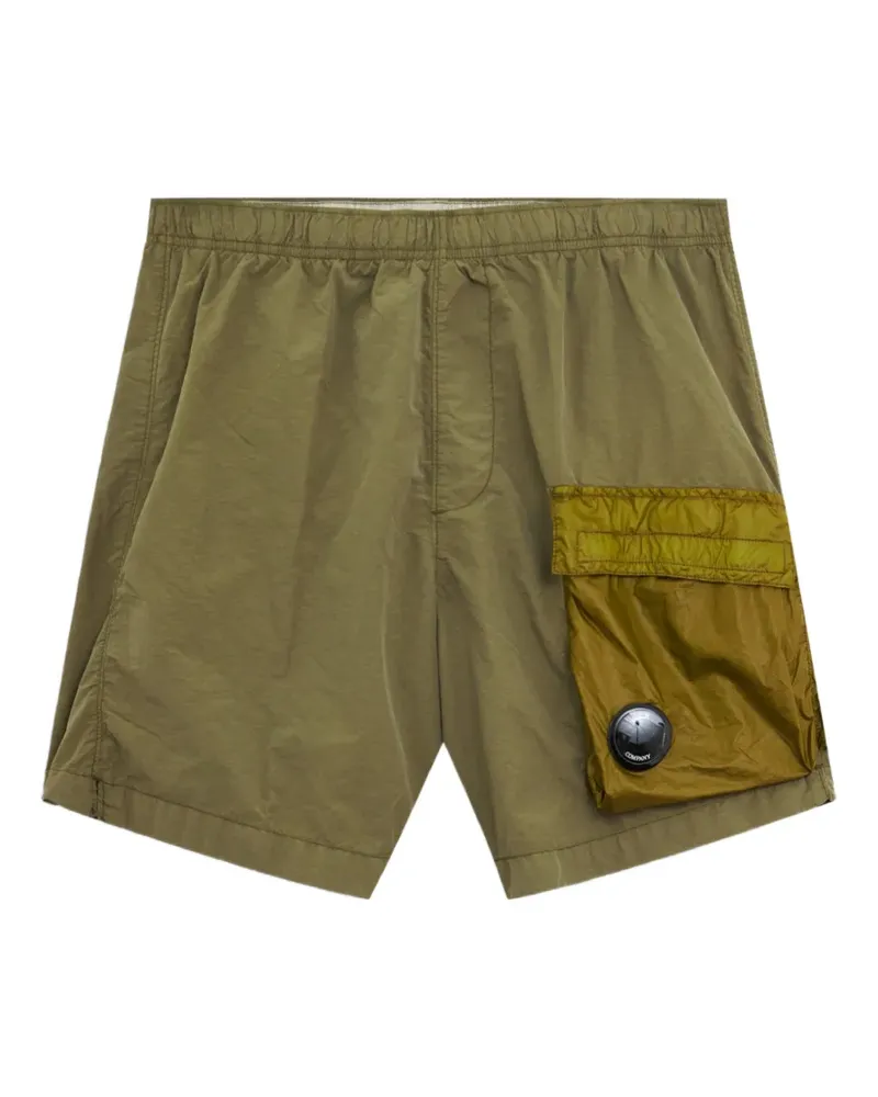 C.P. Company lens-detail pocket shorts - Grün Grün