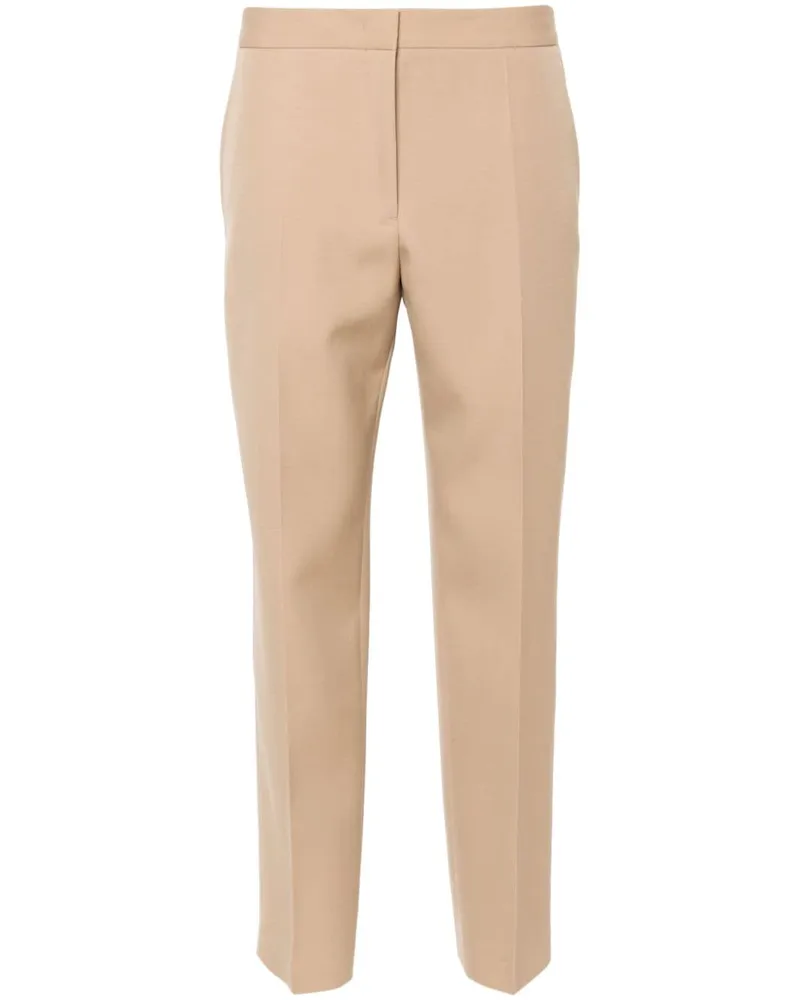 Jil Sander Cropped-Hose mit Tapered-Bein - Nude Nude