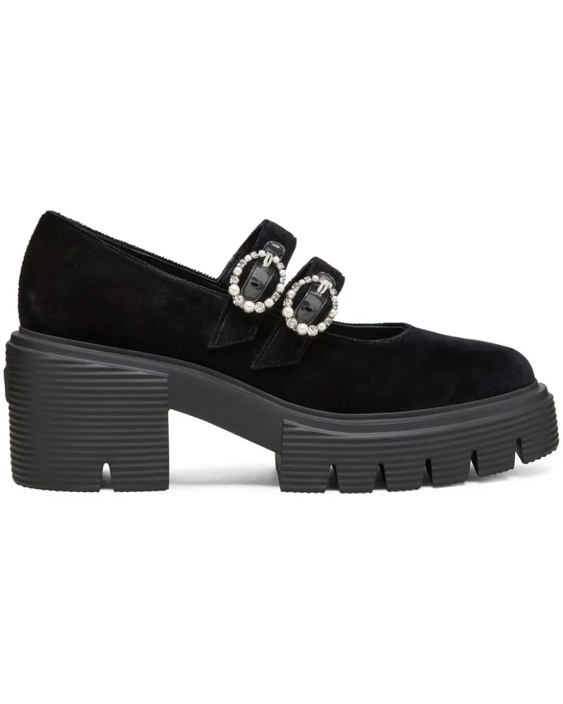 Stuart Weitzman Leighton Mary Janes - Schwarz Schwarz