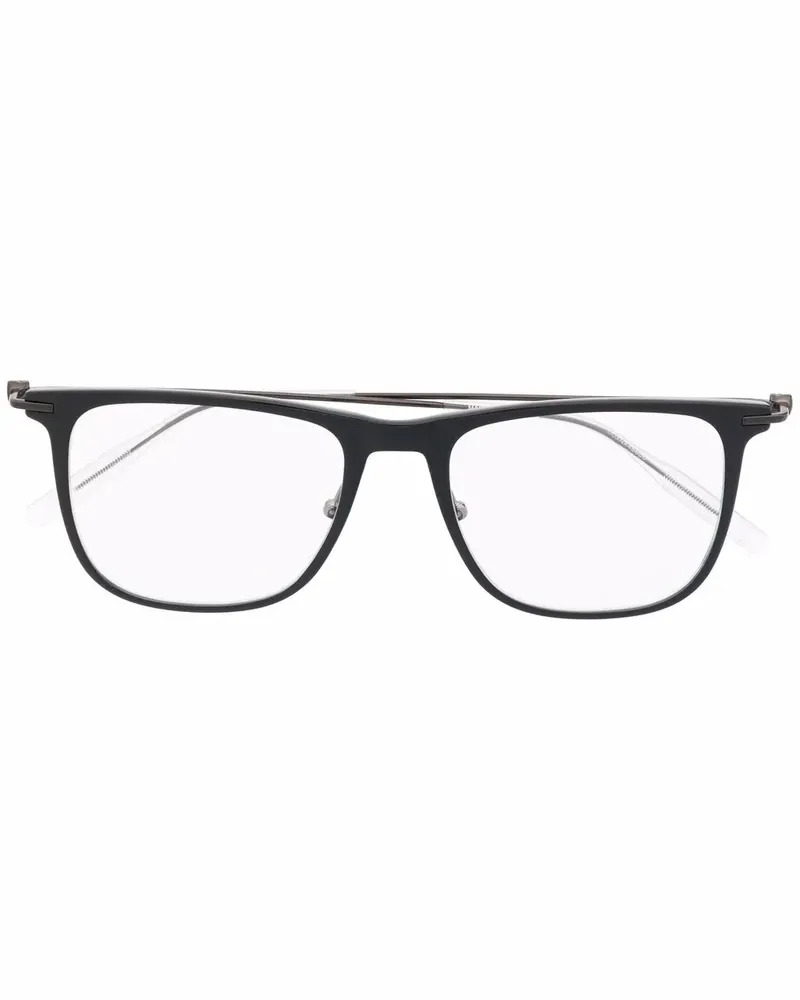 Montblanc Eckige MB0206O Brille - Schwarz Schwarz