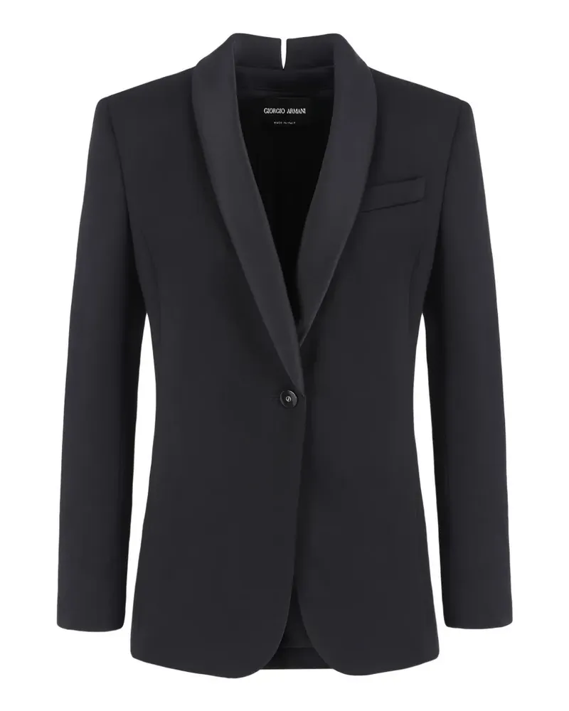 Giorgio Armani Klassischer Blazer - Schwarz Schwarz