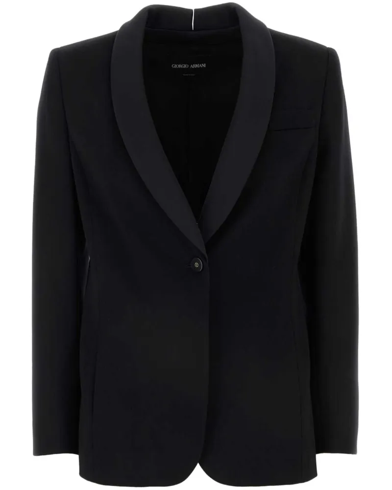 Giorgio Armani Klassischer Blazer - Schwarz Schwarz