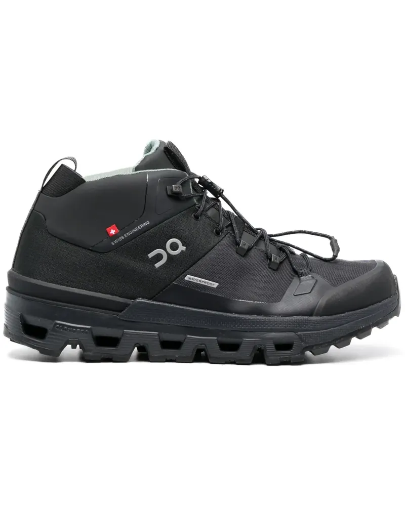 ON Cloudtrax Waterproof Sneakers - Schwarz Schwarz