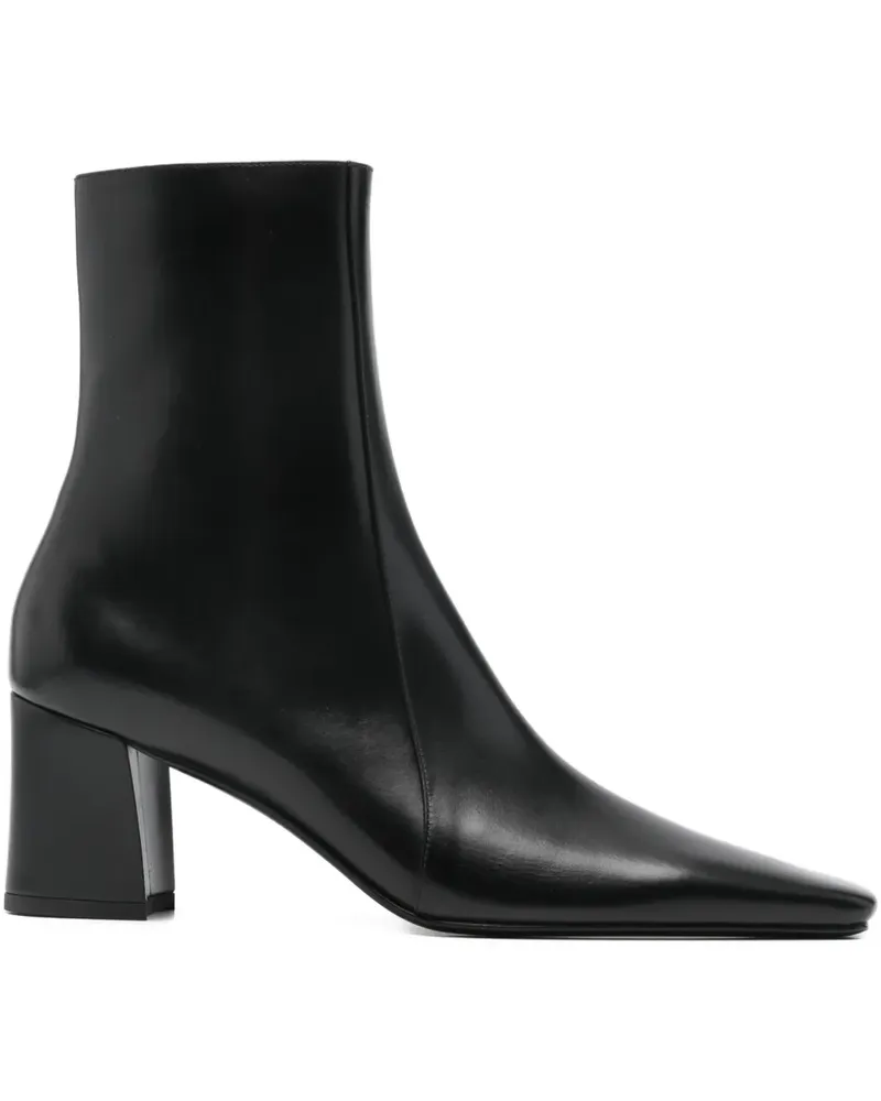 Saint Laurent Stiefel mit Blockabsatz - Schwarz Schwarz