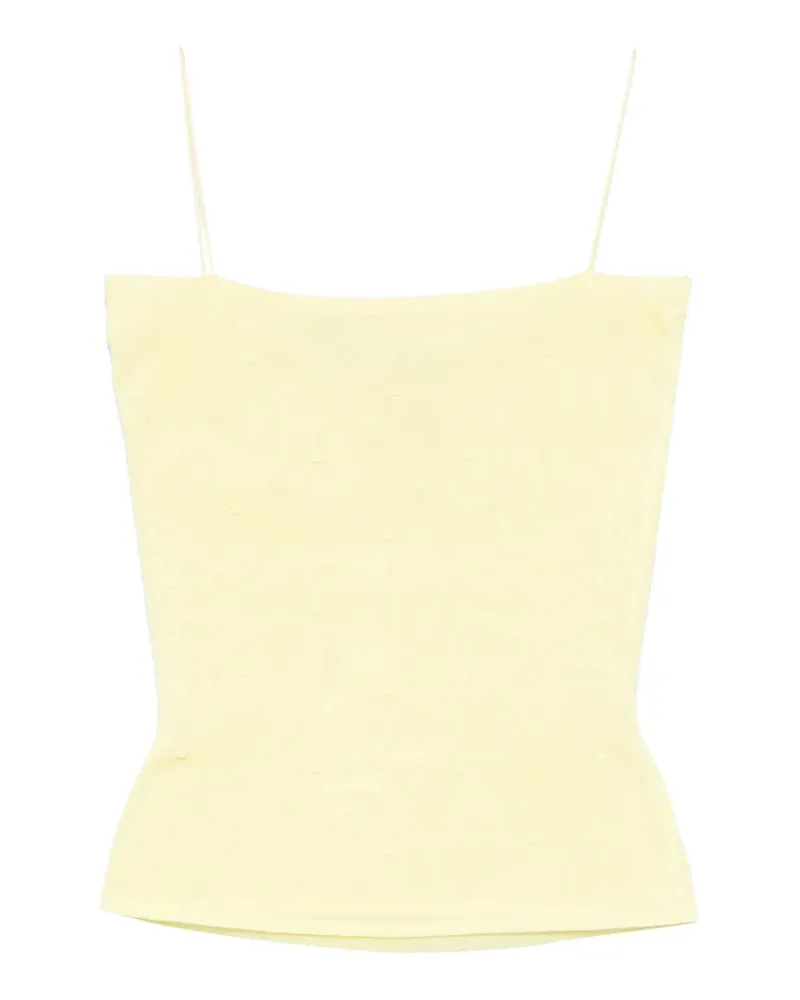 Jacquemus Plumetis top - Gelb Gelb