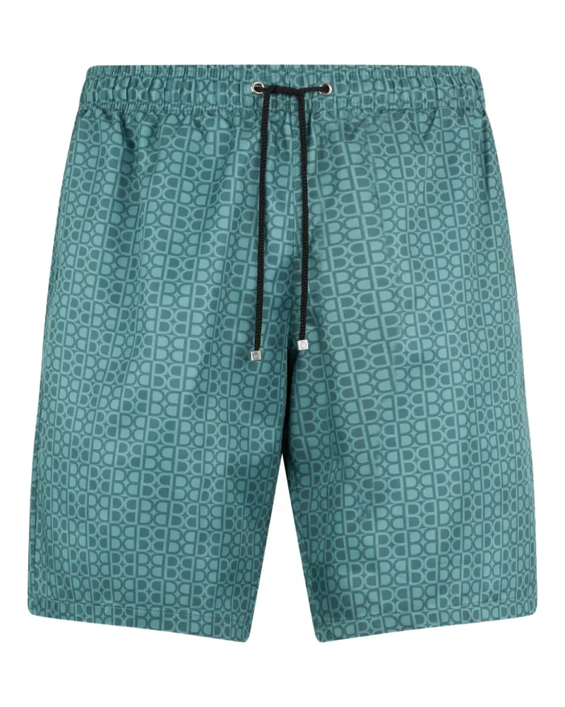 Billionaire Badeshorts mit durchgehendem Print - Grün Grün