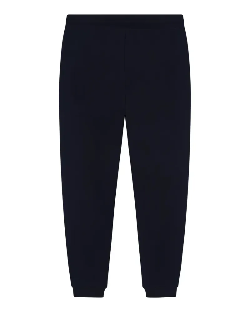 EA7 logo-patch track pants - Blau Blau